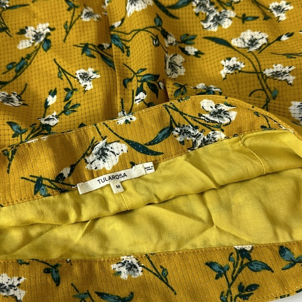Tularosa Veronica Skirt in Yellow Dolly Floral Medium - Picture 6 of 7